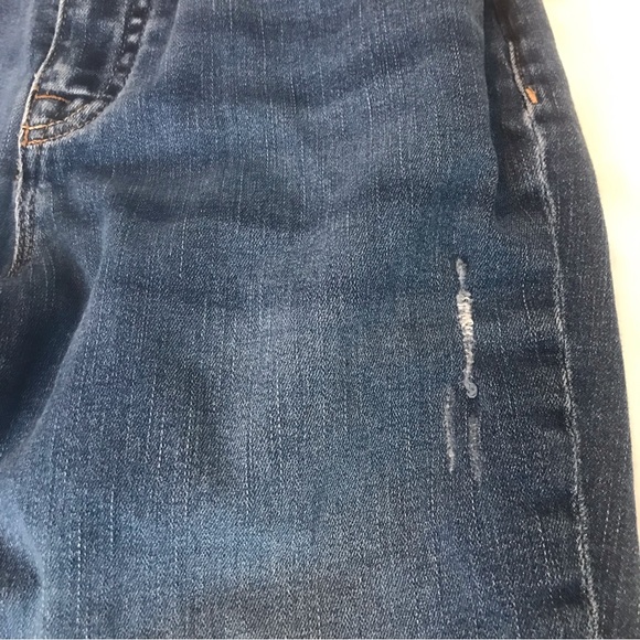 Tommy Hilfiger Denim Distressed Raw Hem Skinny Jeans - Picture 4 of 12